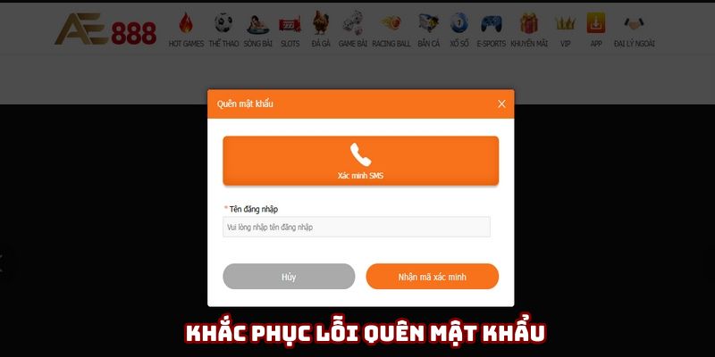 Khắc phục nhanh lỗi quên mật khẩu cược Khắc phục nhanh lỗi quên mật khẩu cược