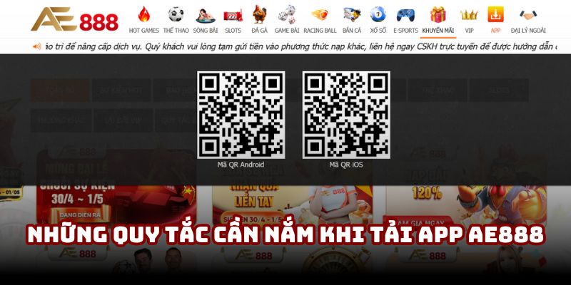 Những quy tắc cần nắm khi tải app AE888 Những quy tắc cần nắm khi tải app AE888
