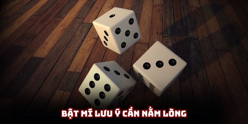 Bật mí lưu ý cần nằm lòng Bật mí lưu ý cần nằm lòng